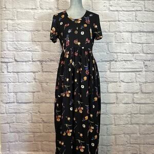 Vintage 90’s floral prairie style maxi dress